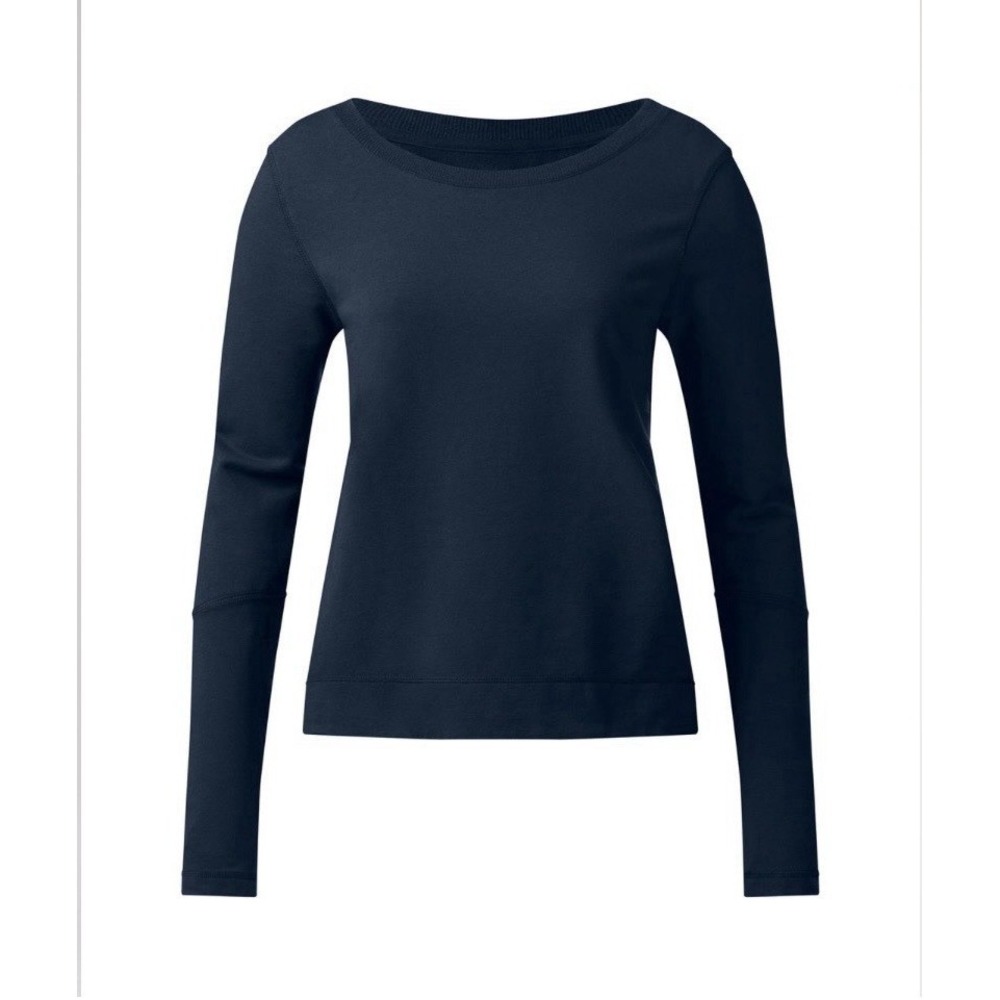Lululemon Belle Long Sleeve Top Inkwell Pullover Navy Blue Women Sz Small